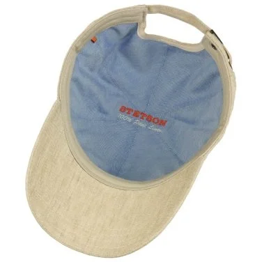 Stetson Natural Color Linen Baseball Cap Adjustable Hat - 3