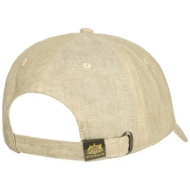 Stetson Natural Color Linen Baseball Cap Adjustable Hat - 4