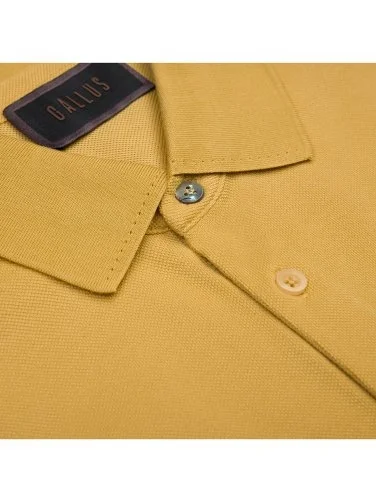 Gallus Hardal Polo Yaka Pike Pamuk Regular Fit Tişört - 3