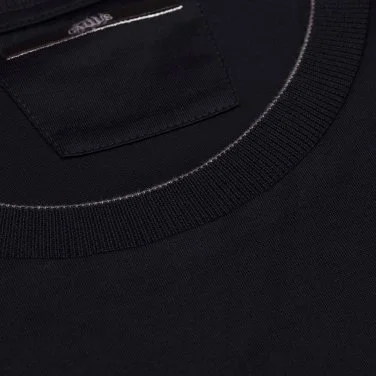 Gallus Lacivert Slim Fit Örme Bisiklet Yaka Pamuk Uzun Kollu Tişört - 3