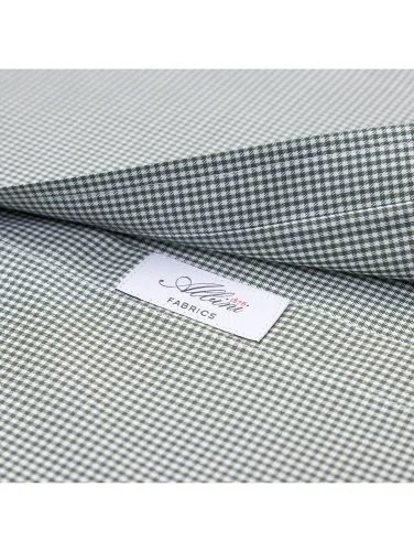 Germirli Albini Relax Formula Yeşil Pötikareli Exclusive Tailor Fit Düğmeli Yaka Pamuk Gömlek - 2