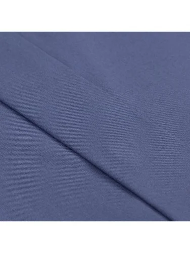 Germirli Azur Mavi Gizli Pat Klasik Yaka Tailor Fit Pamuk Elastan Gömlek - 2