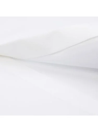 Germirli Beyaz Gizli Pat Soft Yaka Tailor Fit Diyagonal Desen Pamuk Gömlek - 4