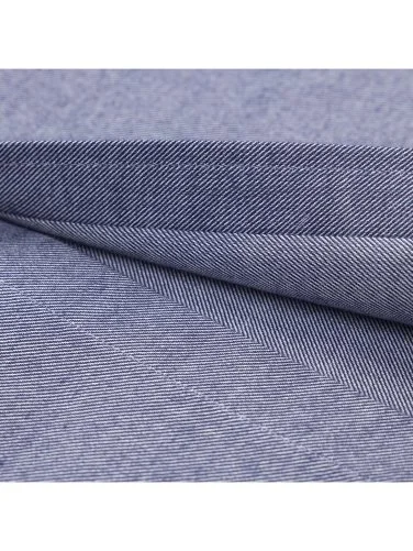 Germirli Indigo Rengi Flanel Tailor Fit Soft Yaka Pamuk Gömlek - 4