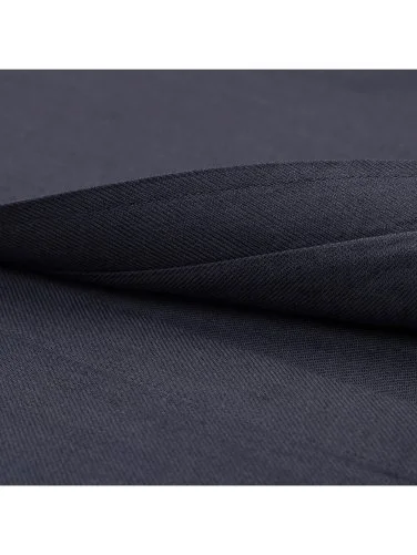 Germirli Lacivert Flanel Tailor Fit Soft Yaka Pamuk Yün Gömlek - 3