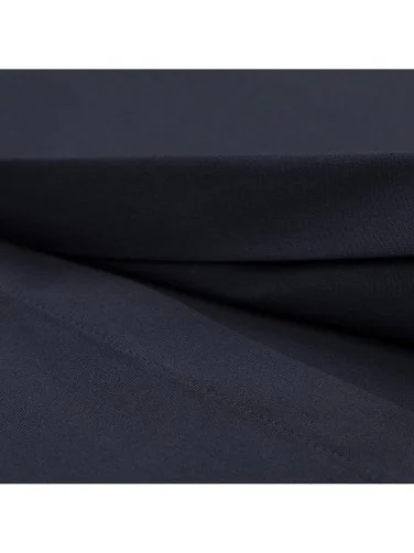 Germirli Lacivert Gizli Pat Klasik Yaka Tailor Fit Pamuk Elastan Gömlek - 4