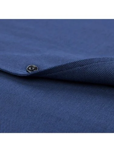 Germirli Lacivert Örme Kumaş Lapel Yaka Tailor Fit Pamuk Gömlek - 3