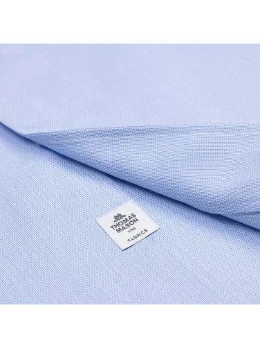 Germirli Mavi Dokulu Nevapas Lapel Yaka Tailor Fit Erkek Gömlek - 4