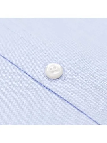 Germirli Mavi Exclusive Klasik Yaka Tailor Fit 120s Pamuk Gömlek - 3
