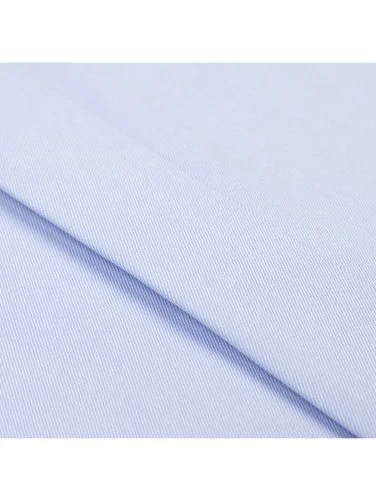 Germirli Mavi Gizli Pat Tailor Fit Klasik Yaka Pamuk Elastan Gömlek - 2