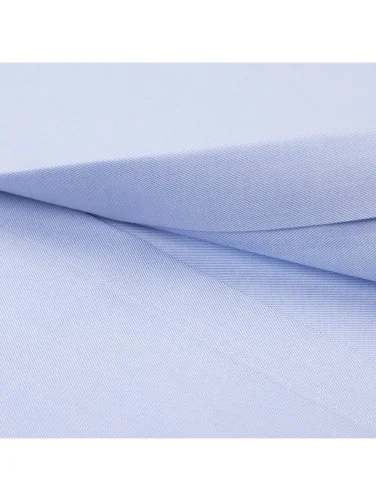 Germirli Mavi Gizli Pat Tailor Fit Klasik Yaka Pamuk Elastan Gömlek - 3