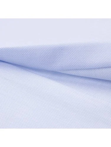 Germirli Mavi Oxford Exclusive Easy Iron Klasik Yaka Tailor Fit Pamuk Gömlek - 3