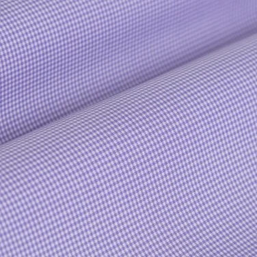 Germirli Non Iron Lila Kareli Düğmeli Yaka Tailor Fit Gömlek - 3