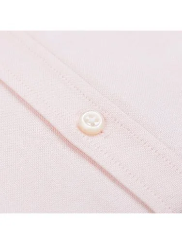 Germirli Spor Oxford Gizli Düğme Yakalı Soft Pembe Utilty Kapaklı Cep Organik Pamuk Gömlek - 3