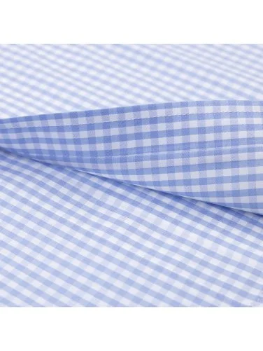 Germirli Testa Mavi Pötikare Exclusive Düğmeli Yaka Tailor Fit Pamuk Gömlek - 4