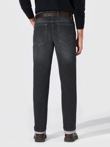 Hiltl Antrasit 5 Cep Candiani Denim Regular Fit Pamuk Pantolon - 3