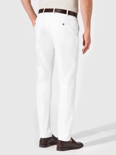 Hiltl Chino Beyaz Slim Fit Pamuk Elastan Pantolon - 2