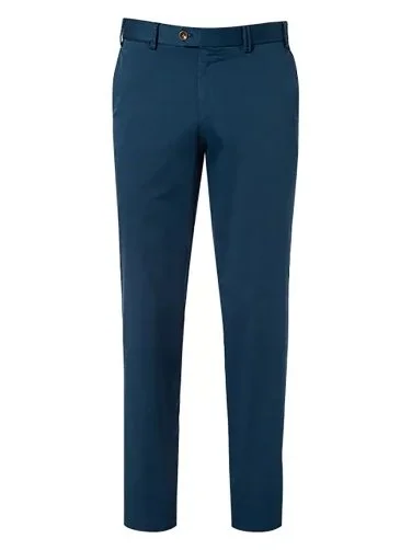 Hiltl Chino Havacı Mavi Regular Fit Pamuk Elastane Pantolon - 5