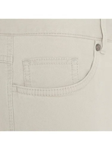 Hiltl Ekru 5 Cep Dokulu Pamuk Elastan Slim Fit Pantolon - 2
