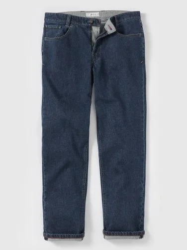Hiltl Koyu Mavi 5 Cep Candiani Denim Regular Fit Pamuk Pantolon - 2