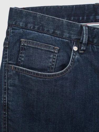 Hiltl Lacivert 5 Cep İnce Regular Fit Pamuk Elastane Pantolon - 4