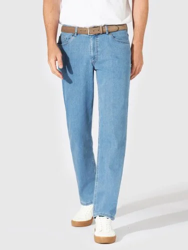 Hiltl Mavi 5 Cep İnce Regular Fit Pamuk Elastane Denim Pantolon - 1