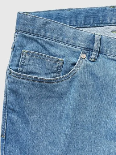 Hiltl Mavi 5 Cep İnce Regular Fit Pamuk Elastane Denim Pantolon - 5