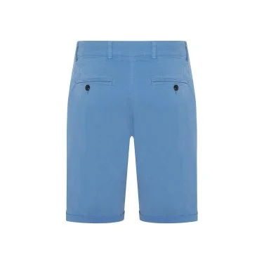 Hiltl Mavi Pamuk Elastan Bermuda - 3