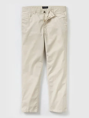 Hiltl Taş Rengi 5 Cep Gabardin Yıkamalı Regular Fit Pamuk Pantolon - 2