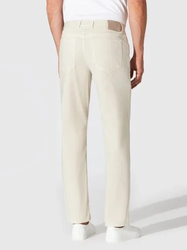 Hiltl Taş Rengi 5 Cep Gabardin Yıkamalı Regular Fit Pamuk Pantolon - 3