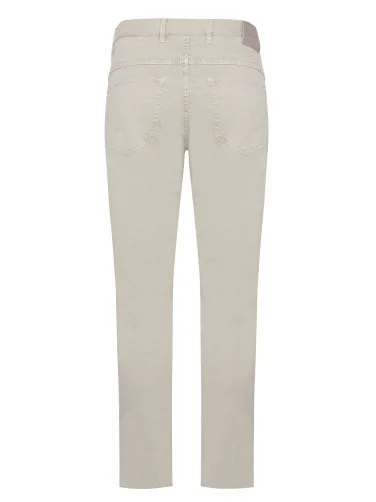 Hiltl Taş Rengi 5 Cep Yıkamalı Slim Fit Pamuk Pantolon - 3