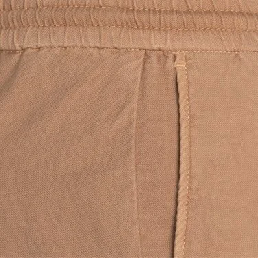 Hiltl Terracotta Vintage Beli Lastikli Pamuk Elastane Bermuda - 2