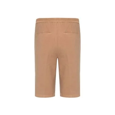 Hiltl Terracotta Vintage Beli Lastikli Pamuk Elastane Bermuda - 3