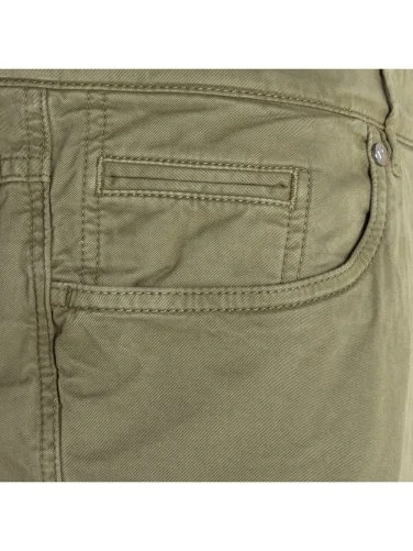 Hiltl Yeşil 5 Cep Gabardin Yıkamalı Regular Fit Pamuk Pantolon - 2