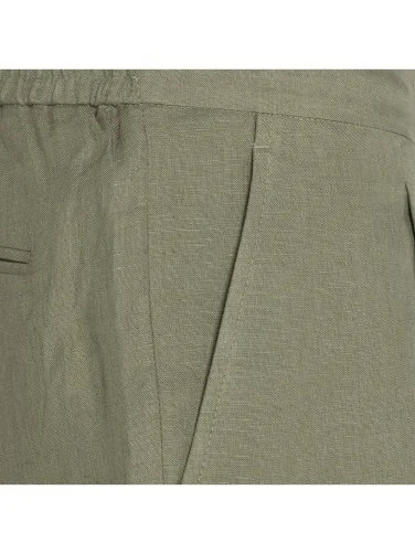 La Fileria Yeşil Bermuda Keten Bermuda - 2