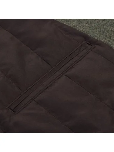 Sartoria Latorre Yeşil Melanj Yün Kaşmir İçi Dolgulu Yelek - 4