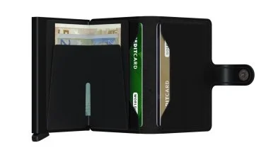 Secrid Miniwallet Matte Black Cüzdan - 3