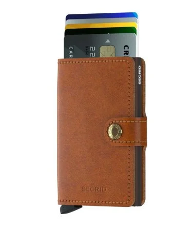Secrid Miniwallet Vintage Cognac Brown Cüzdan - 2