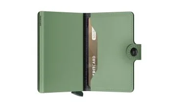 Secrid Miniwallet Yard Powder Pistachio Cüzdan - 4