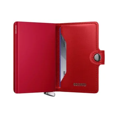 Secrid Premium Miniwallet Emboss Diamond Red Cüzdan - 4