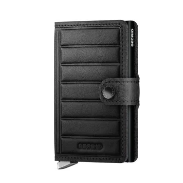 Secrid Premium Miniwallet Emboss Lines Black Cüzdan - 1