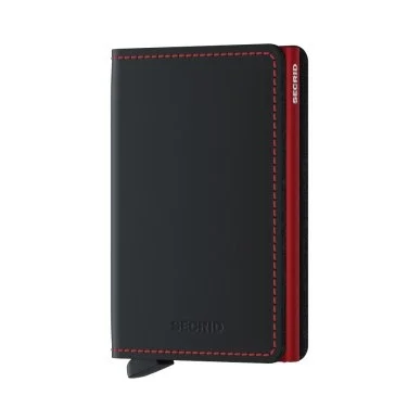 Secrid Slimwallet Matte Black Red Cüzdan - 1