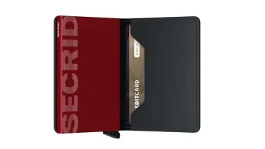 Secrid Slimwallet Matte Black Red Cüzdan - 4