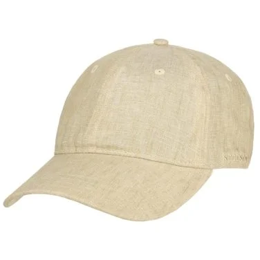 Stetson Natural Rengi Keten Baseball Cap Ayarlanabilir Şapka - 1