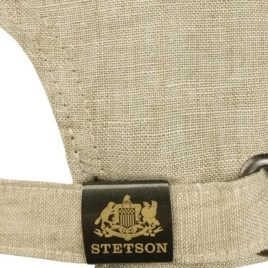 Stetson Natural Rengi Keten Baseball Cap Ayarlanabilir Şapka - 6