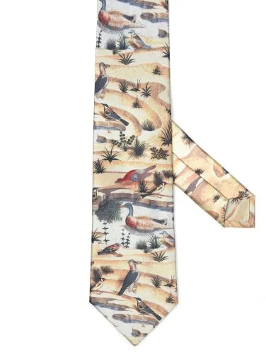 Villa Bolgheri Benozzo Gozzoli Sanat Desenli İtalyan Kravat - 1