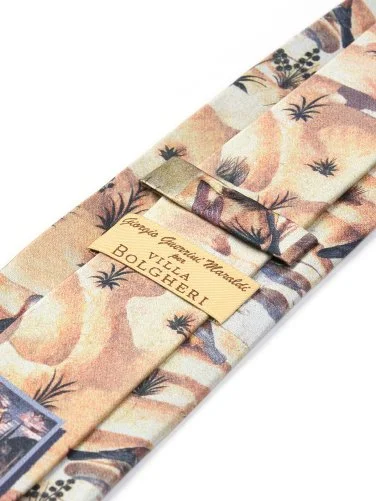 Villa Bolgheri Benozzo Gozzoli Sanat Desenli İtalyan Kravat - 2