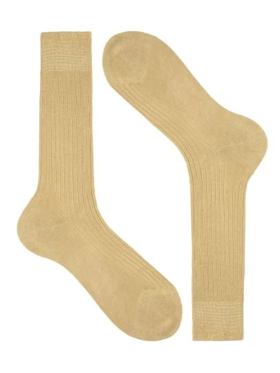 Bresciani Bej Kısa Fitilli Pamuk Çorap - Bresciani