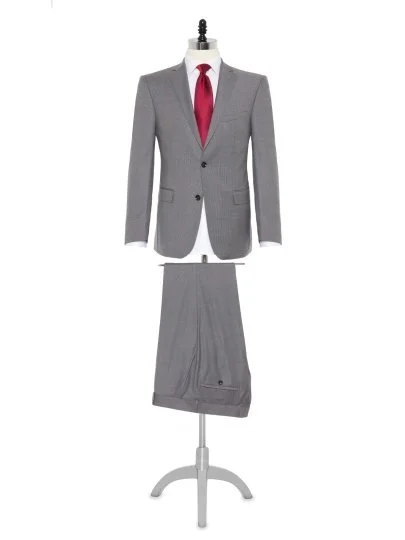 Carl Gross Cerruti Prestige 130'S Light Grey Filafil Suit - Carl Gross