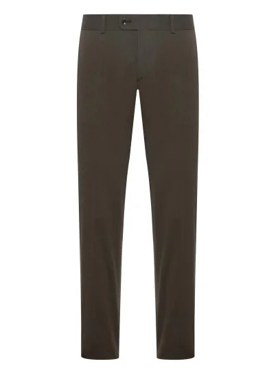 Carl Gross Olive Green Cotton Men's Chino Pants - Carl Gross